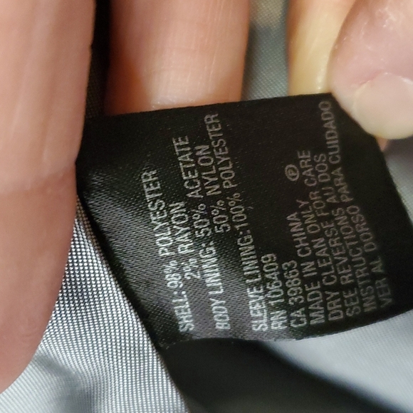 NWT TAHARI Size 12 Pinstriped Blazer - Picture 7 of 9